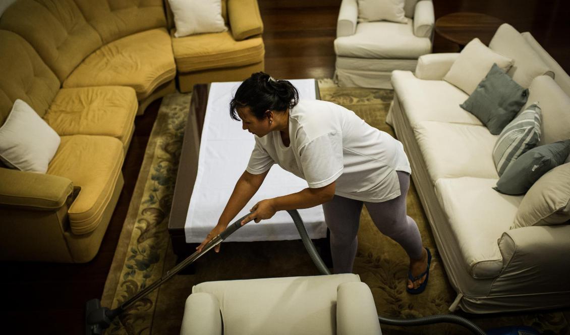 Hushållsnära tjänster blev till en säkerhetspolitisk skandal. Foto: AFP / Stringer
