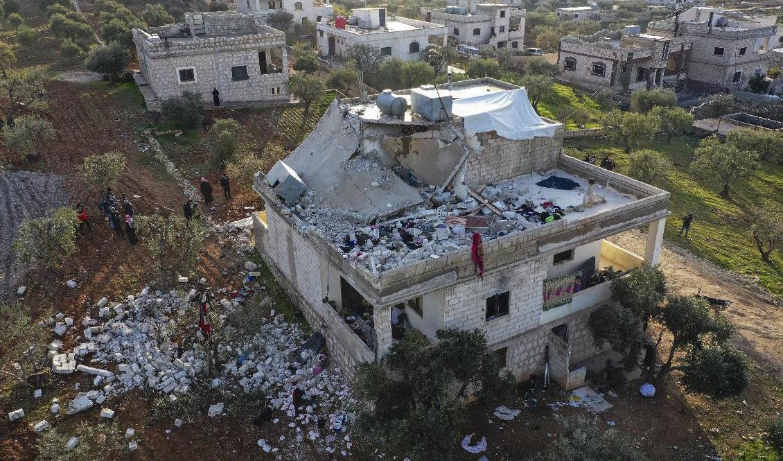 IS-ledaren Abu Ibrahim al-Hashimi al-Qurashi uppges ha detonerat en bomb som dödade honom själv och flera familjemedlemmar. Foto: Ghaith Alsayed