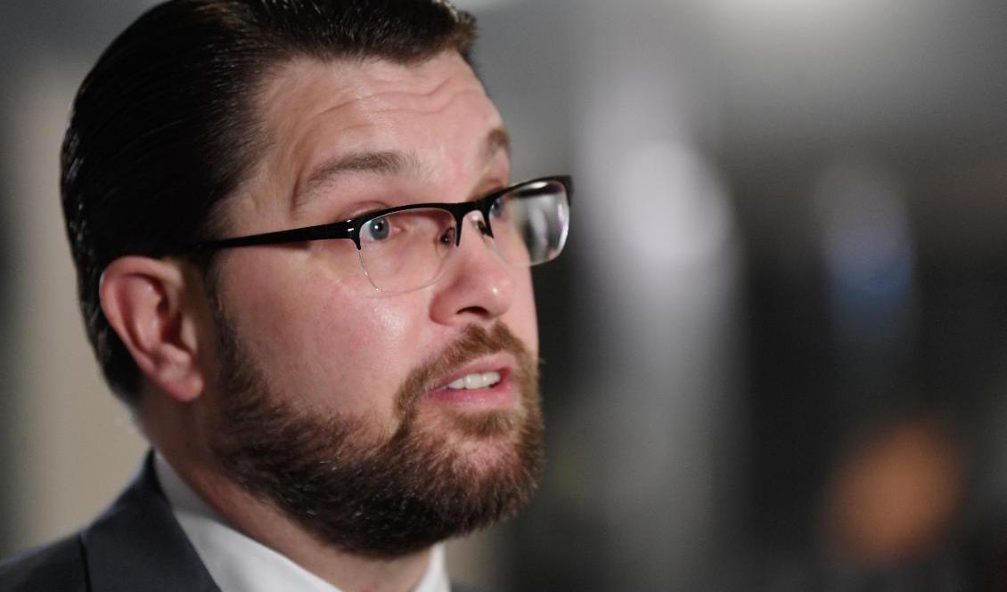 STOCKHOLM 20220207Sverigedemokraternas partiledare Jimmie Åkesson. Arkivbild. Foto: Fredrik Sandberg /TT