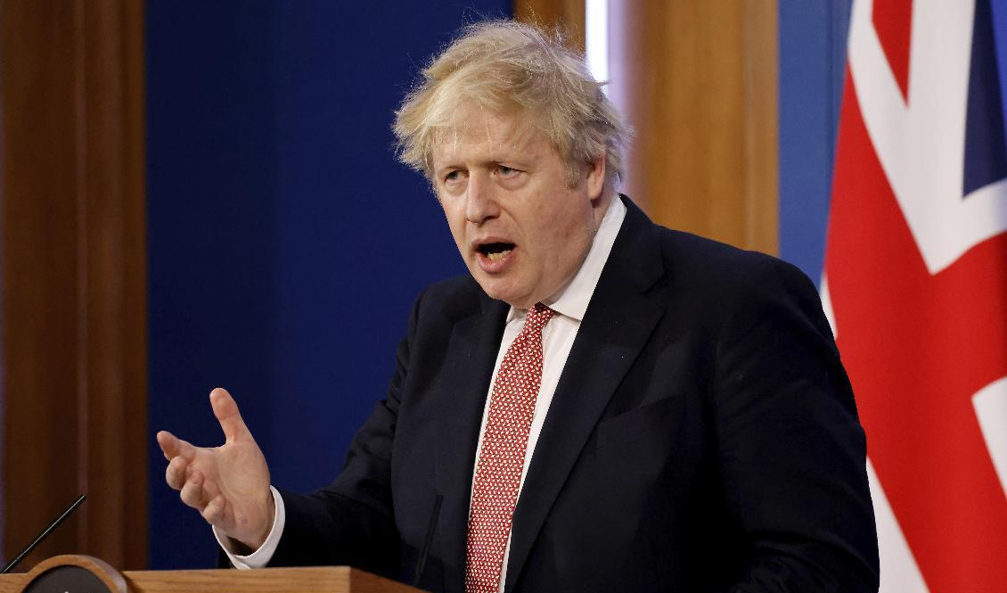 Storbritanniens premiärminister Boris Johnson. Foto: Tolga Akmen/AP/TT