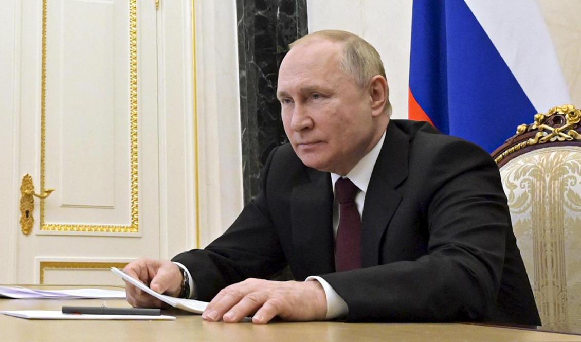 Rysslands president Vladimir Putin. Foto: Alexei Nikolsky/AP/TT