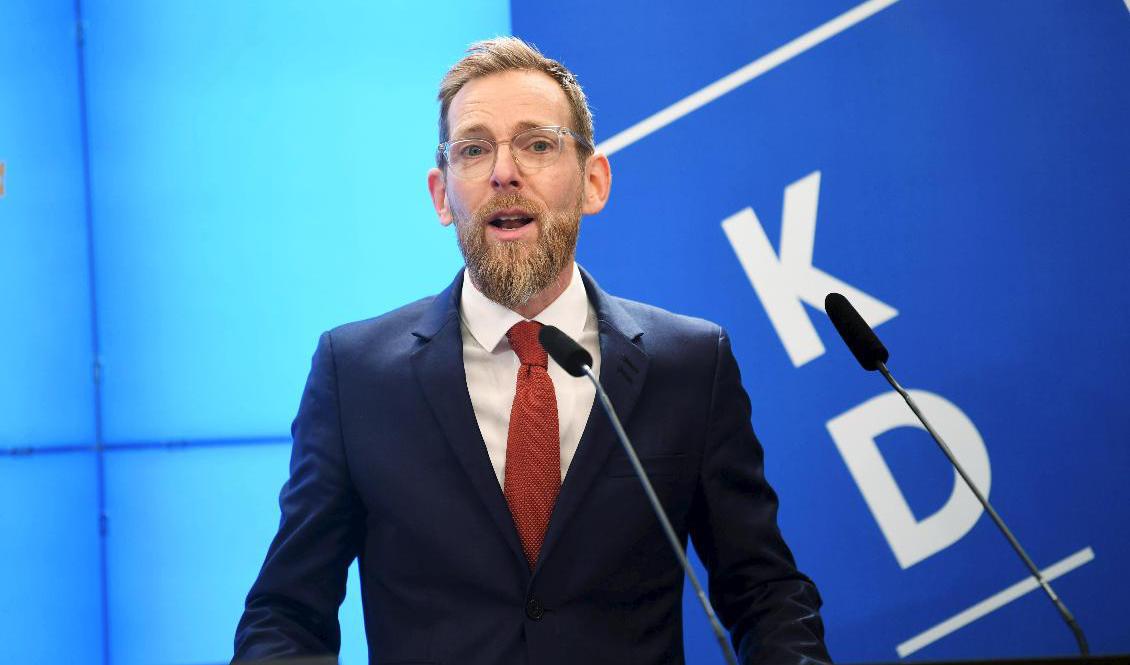Jakob Forssmed, Kristdemokraternas ekonomiskpolitiske talesperson vill ha bort oseriösa låneföretag från svenska marknaden. Arkivbild. Foto: Fredrik Sandberg/TT