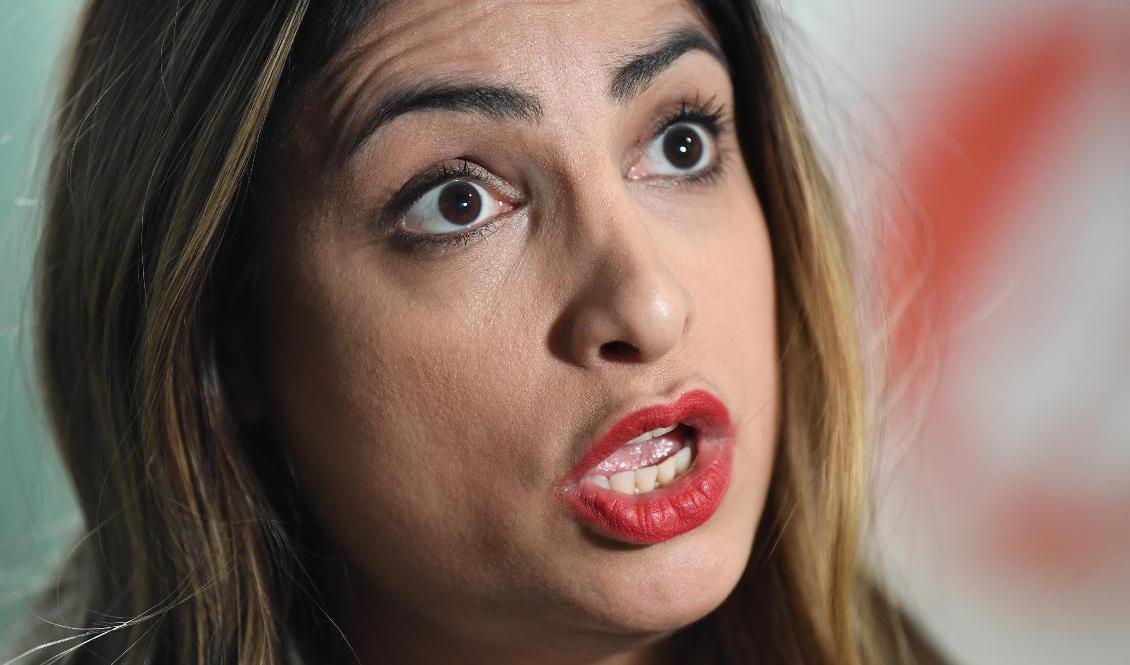 Vänsterpartiets partiledare Nooshi Dadgostar. Arkivbild Foto: Fredrik Sandberg/TT