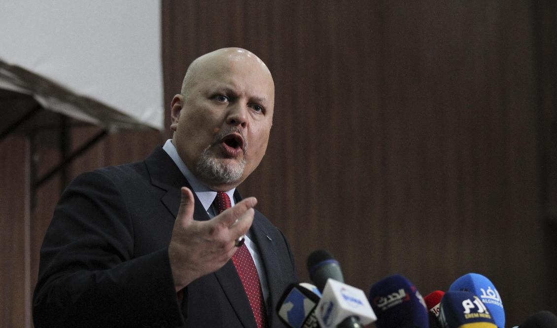 ICC:s chefsåklagare Karim Khan. Arkivbild. Foto: Marwan Ali/AP/TT