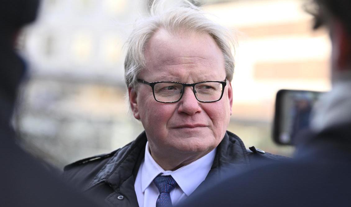 Försvarsminister Peter Hultqvist (S) träffar under dagen Danmarks försvarsminister Morten Bødskov och Storbritanniens försvarsminister Ben Wallace i Köpenhamn i samband med en övning inom ramen för snabbinsatsstyrkan JEF där tio stater ingår. Arkivbild. Foto: Claudio Bresciani/TT