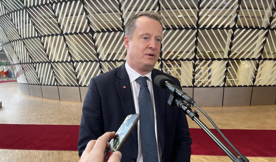 Migrationsminister Anders Ygeman. Bild från tidigare i mars. Foto: Wiktor Nummelin/TT
