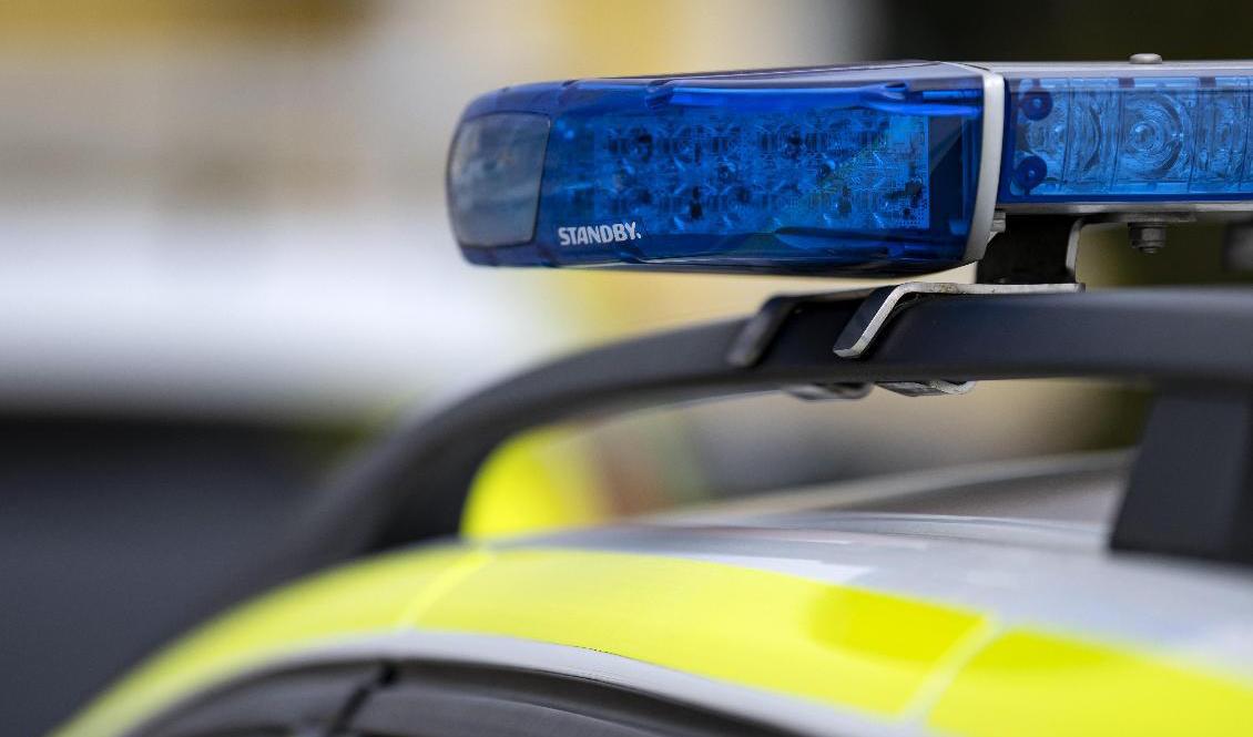 En polisinsats pågår i Gävle efter att två män med utvisningsbeslut rymt från förvaret. Arkivbild. Foto: Johan Nilsson/TT