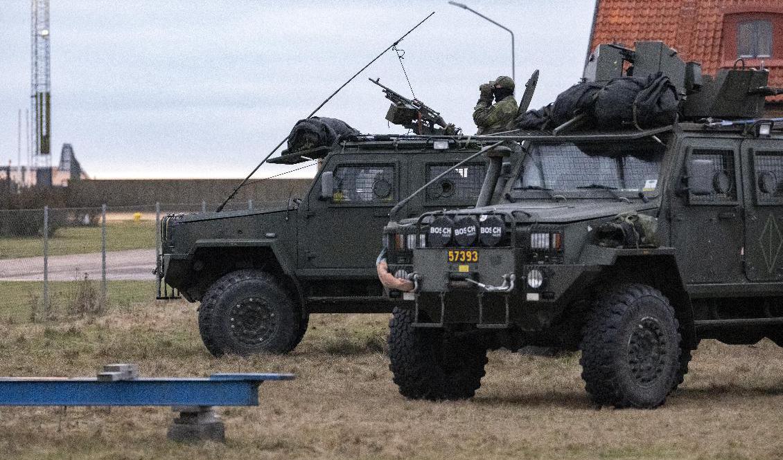 Terrängbil 16 från regementet P7. Arkivbild. Foto: Johan Nilsson/TT