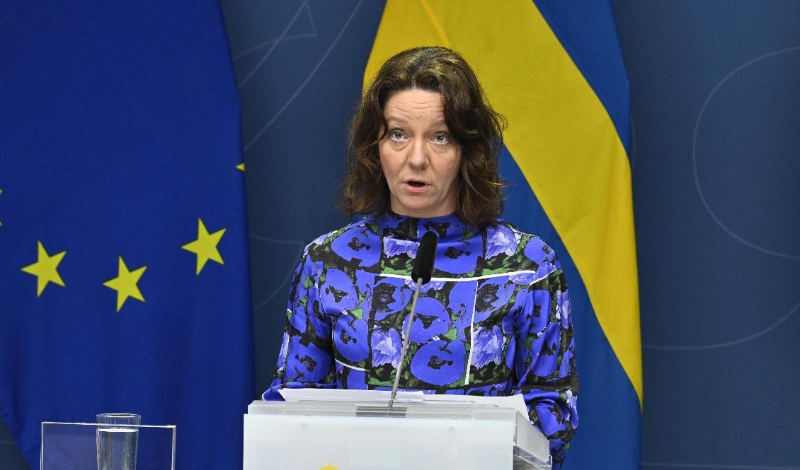 Biståndsminister Matilda Ernkrans. Arkivbild. Foto: Claudio Bresciani/TT