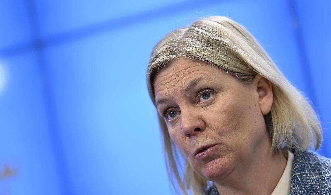Statsminister Magdalena Andersson (S) öppnar för ett framtida svenskt Natomedlemskap. Arkivbild. Foto: Pontus Lundahl/TT
