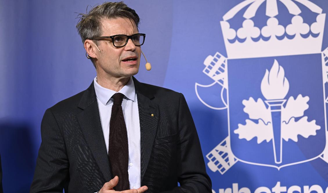 Fredrik Hallström, enhetschef för arbetet mot kontraterrorism och extremism på Säpo. Arkivbild. Foto: Henrik Montgomery