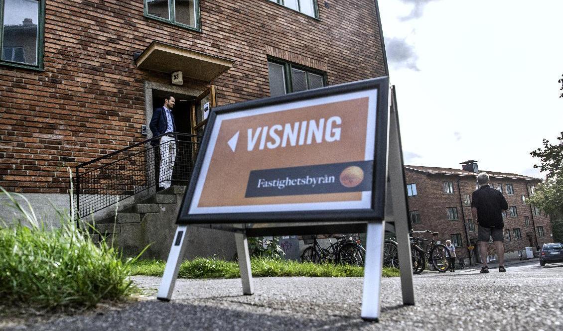 Bostadspriserna i Sverige steg med 1 procent i mars. Arkivbild. Foto: Tomas Oneborg/SvD/TT