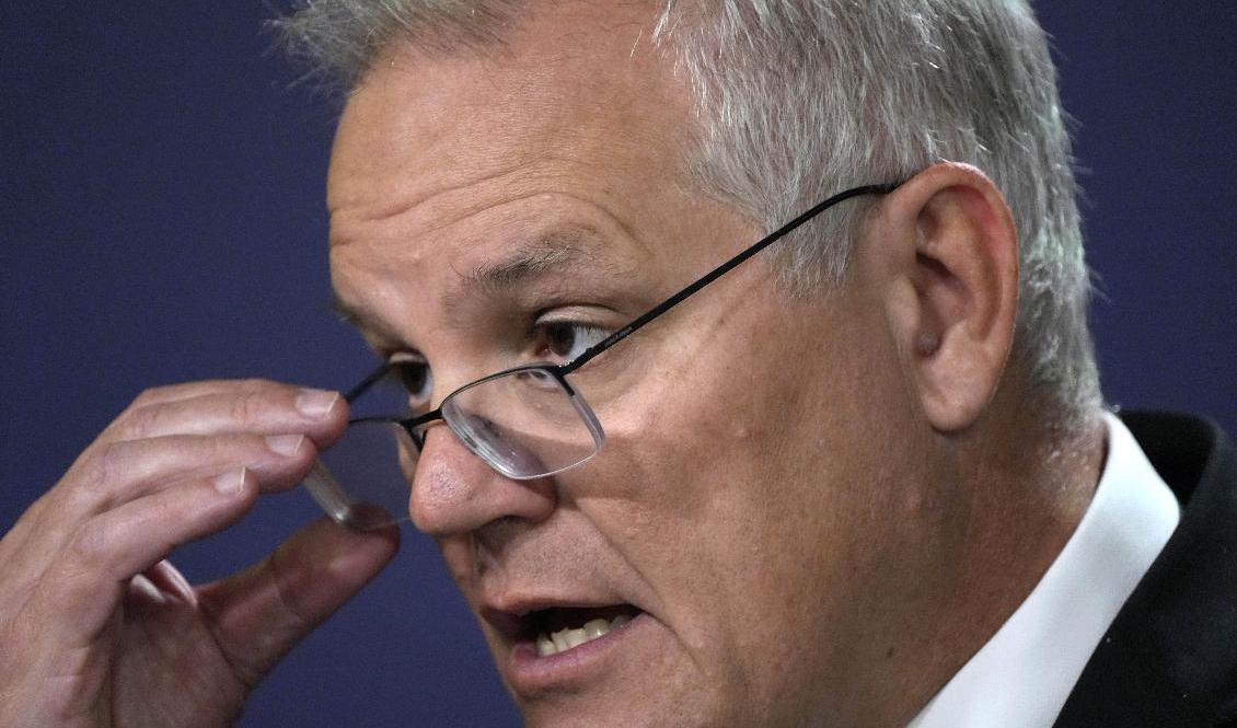 Australiens premiärminister Scott Morrison. Arkivbild. Foto: Rick Rycroft/AP/TT