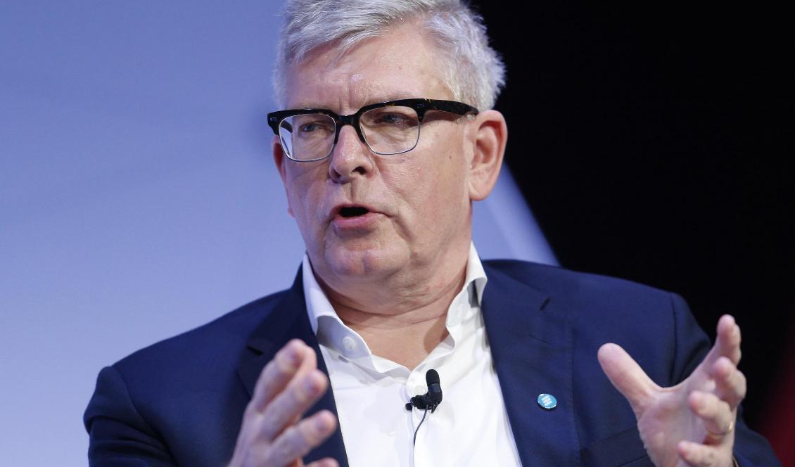 Börje Ekholm, vd och koncernchef för telekomjätten Ericsson. Foto: Pau Barrena/AFP via Getty Images
