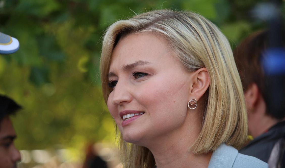 Kristdemokraternas partiledare Ebba Busch. Foto: Susanne W. Lamm