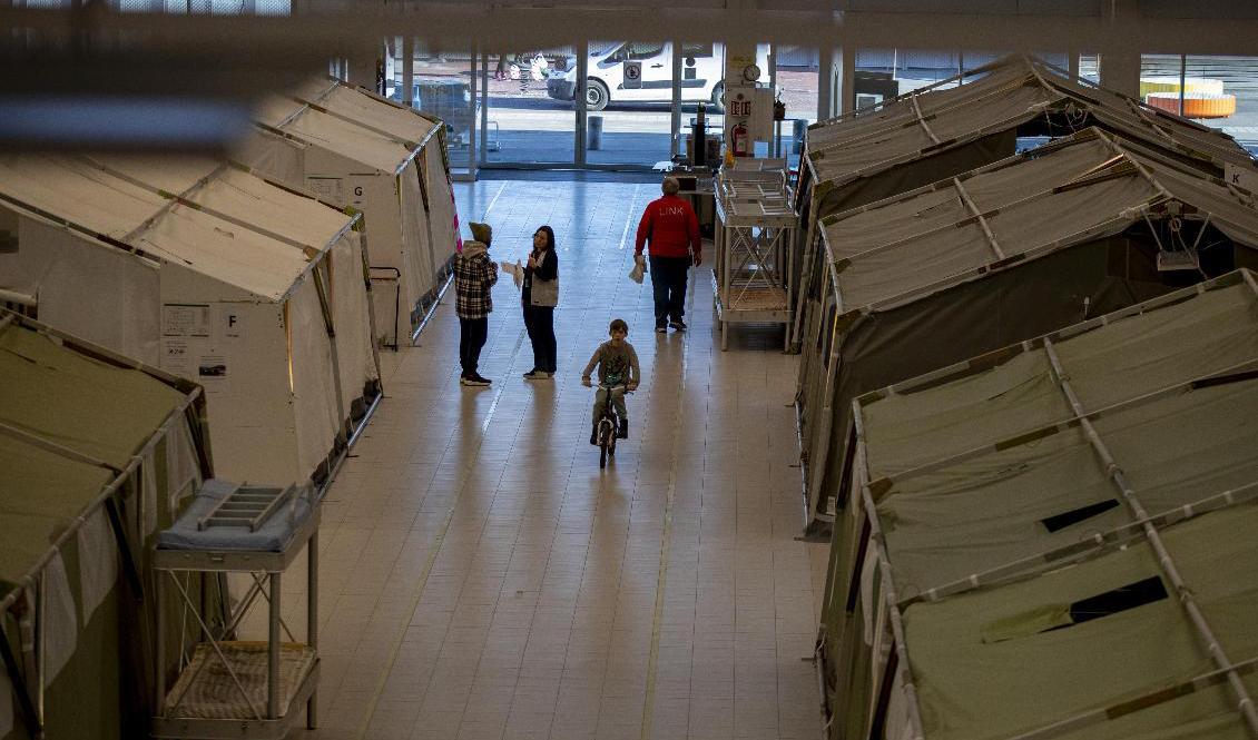 Norges nationella mottagningscenter i Råde, där många ukrainska flyktingar registrerar sig. Arkivbild. Foto: Javad Parsa/NTB/TT