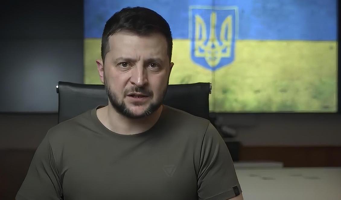 Ukrainas president Volodymyr Zelenskyj. Foto: Arkivbild. AP/TT