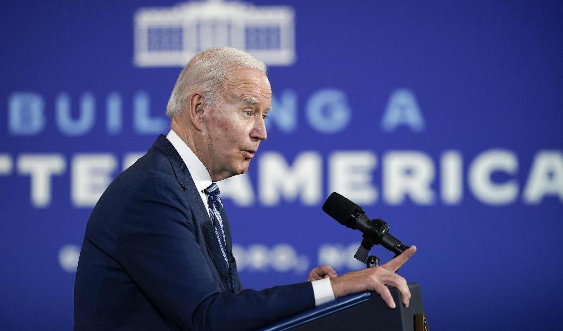 President Joe Biden kallar till samtal om kriget och om att isolera Ryssland ytterligare. Arkivbild. Foto: Carolyn Kaster/AP/TT