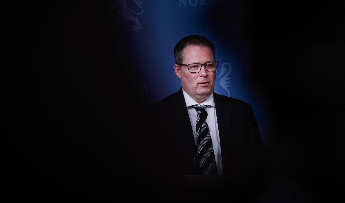 Norges försvarsminister Bjørn Arild Gram. Arkivbild. Foto: Lise Åserud/NTB/TT