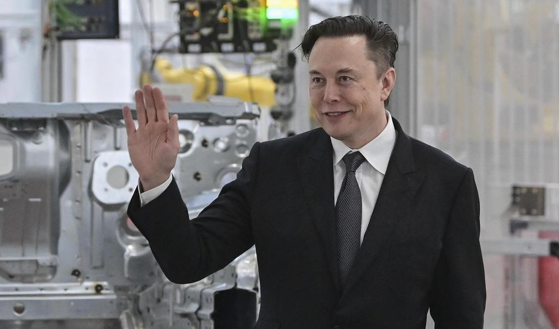 Teslas vd Elon Musk. Arkivbild. Foto: Patrick Pleul/AP/TT