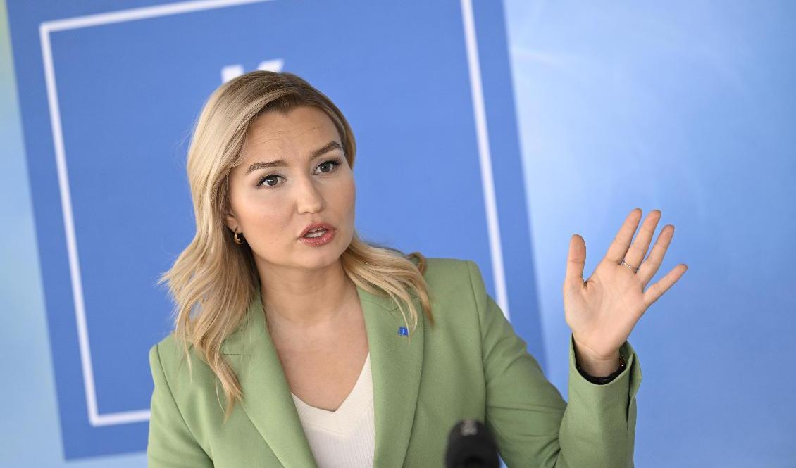 Kristdemokraternas partiledare Ebba Busch. Arkivbild. Foto: Pontus Lundahl/TT