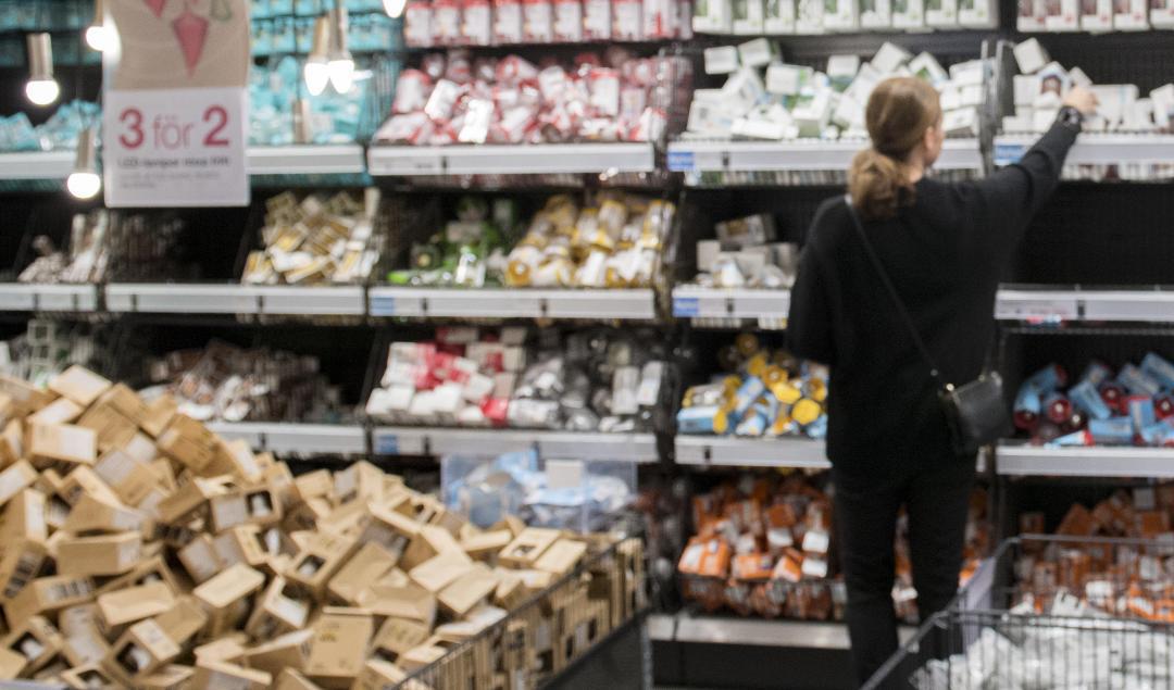 Handelsbarometern ger en dyster bild av den närmaste framtiden. Arkivbild. Foto: Henrik Montgomery/TT