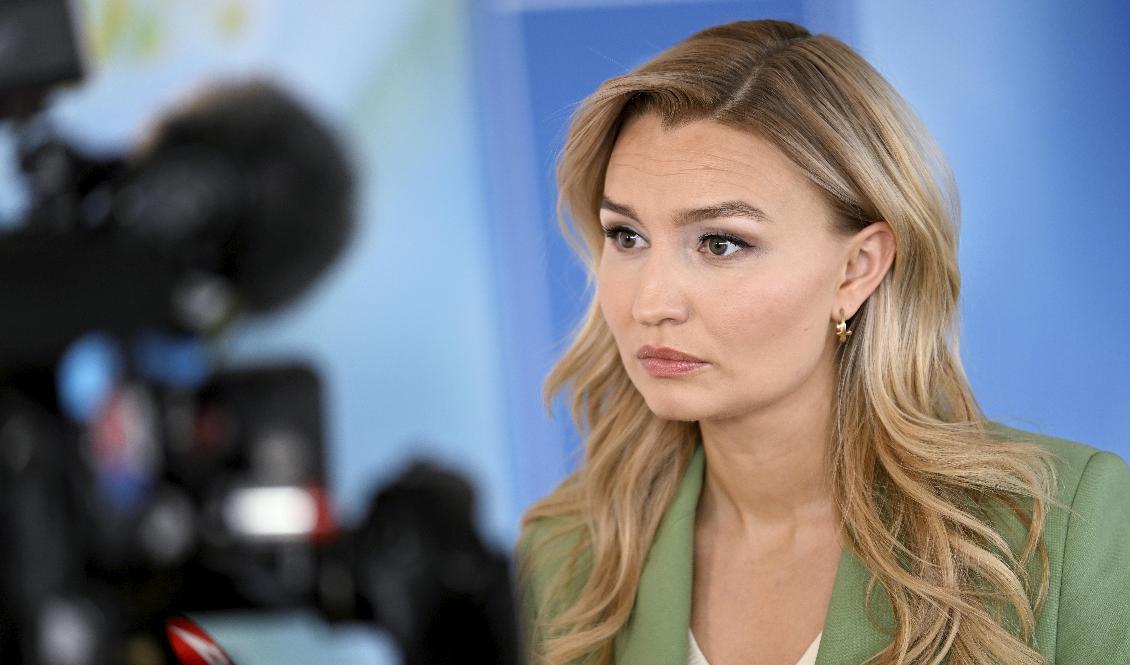 Kristdemokraternas partiledare Ebba Busch. Foto: Pontus Lundahl/TT