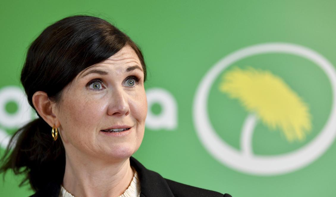Miljöpartiets språkrör Märta Stenevi. Arkivbild. Foto: Anders Wiklund/TT
