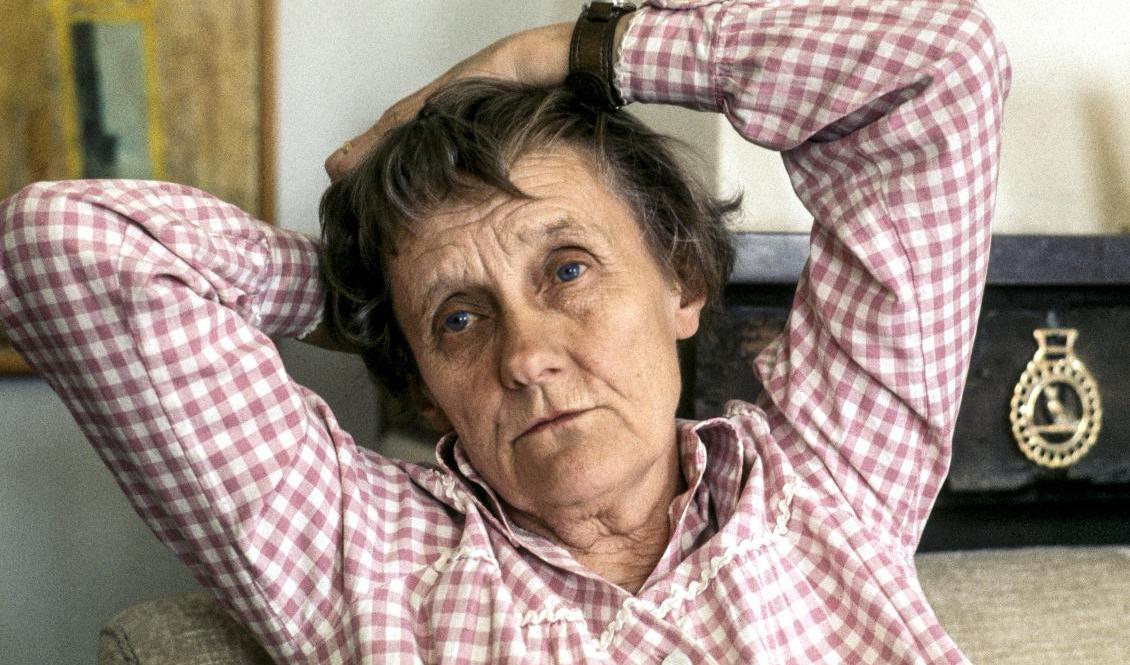 Barnboksförfattaren Astrid Lindgren är en av de svenskar som pekas ut som nazister i en reklamkampanj i Moskva. Arkivbild. Foto: Bertil Ericson/TT