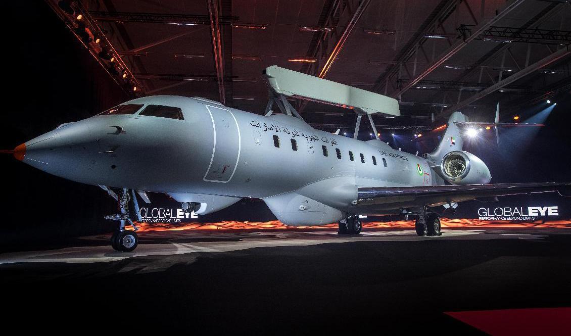 Saabs spaningsplan Globaleye. Arkivbild. Foto: Stefan Jerrevång/TT