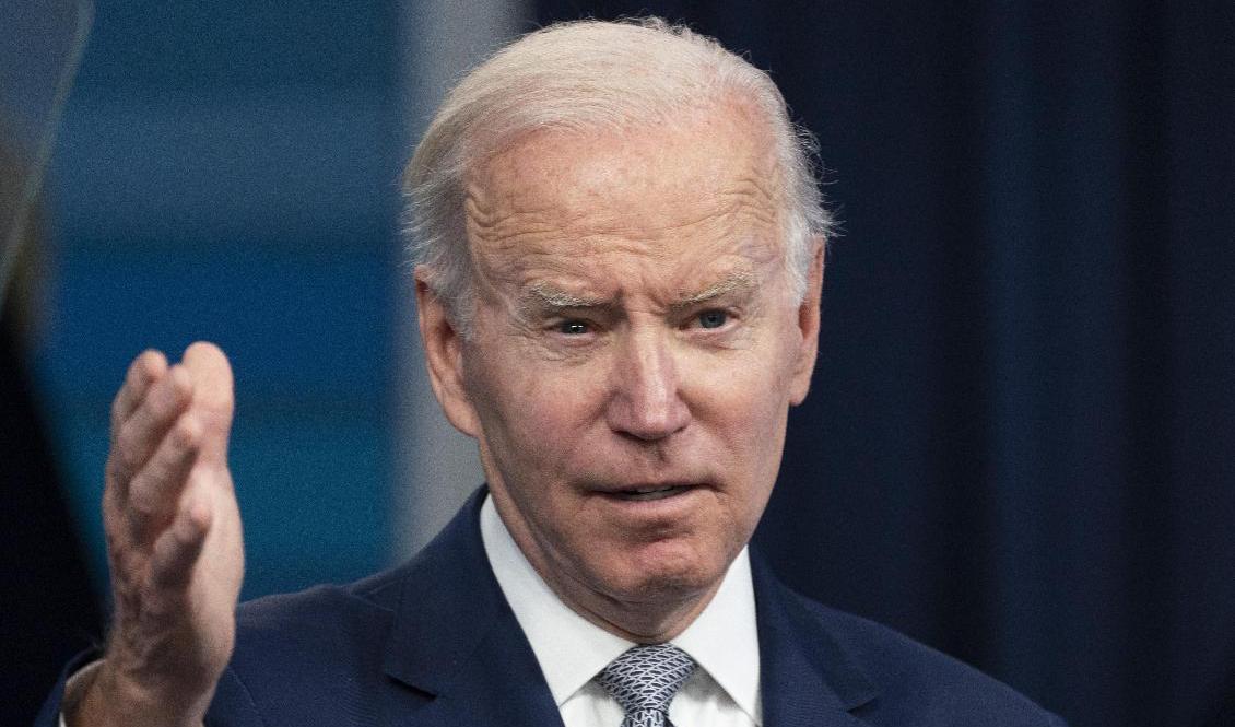 USA:s president Joe Biden i Vita huset den 10 maj. Foto: Manuel Balce Ceneta/AP/TT