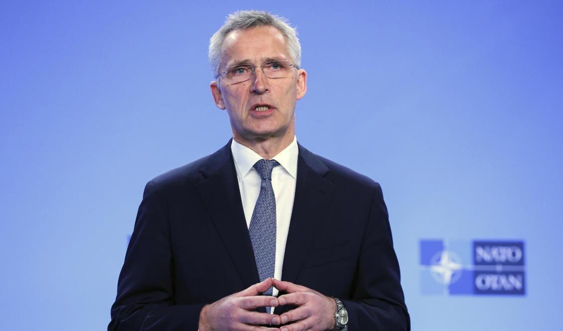 Natos generalsekreterare Jens Stoltenberg. Arkivbild. Foto: Evelyn Hockstein/AP/TT