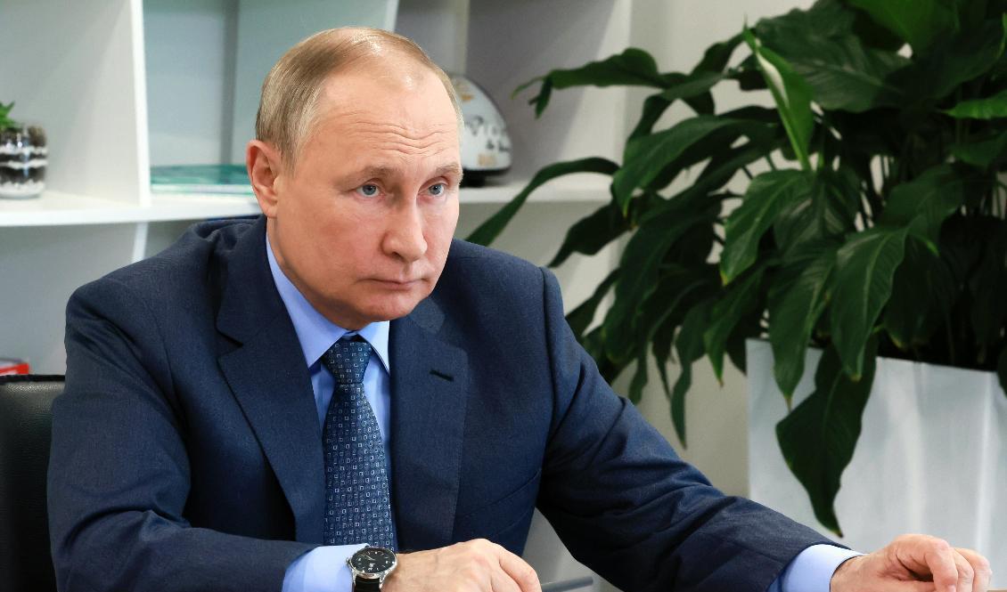 Rysslands president Vladimir Putin. Arkivbild. Foto: Mikhail Metzel/AP/Sputnik/Kreml/TT