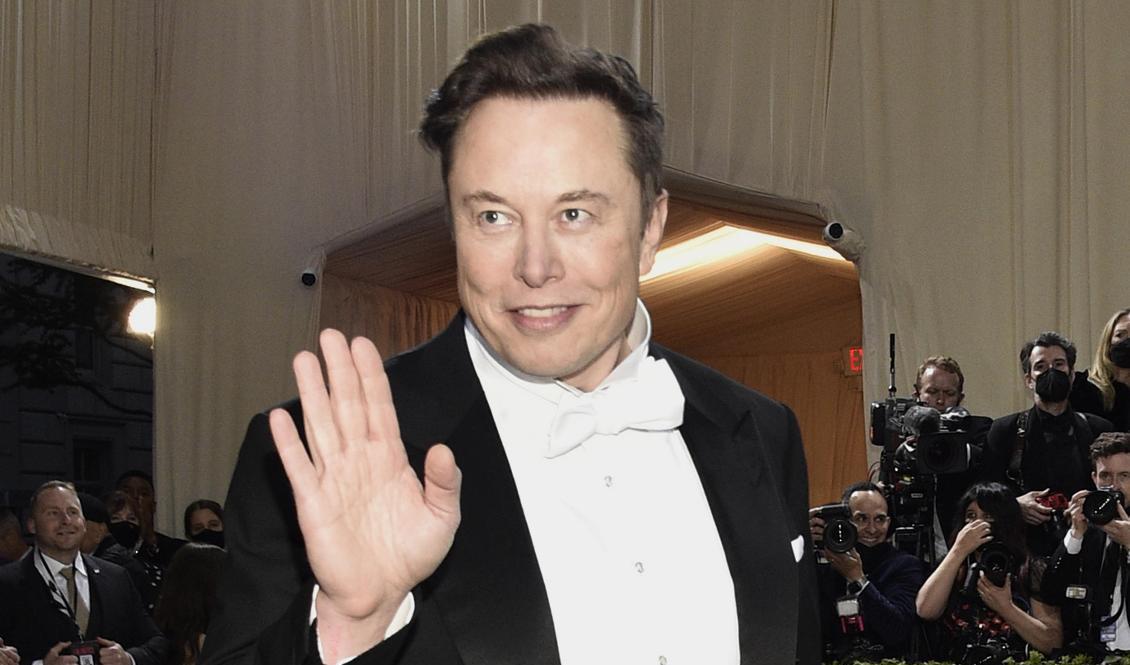 Elon Musk. Arkivbild. Foto: Evan Agostini/AP/TT