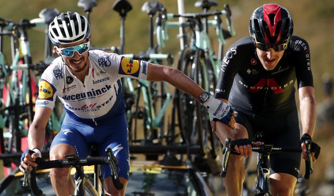 Ryssen Pavel Sivakov (th) bytte landslag för att få fortsätta tävla. Arkivbild. Foto: Benoit Tessier/AP/TT