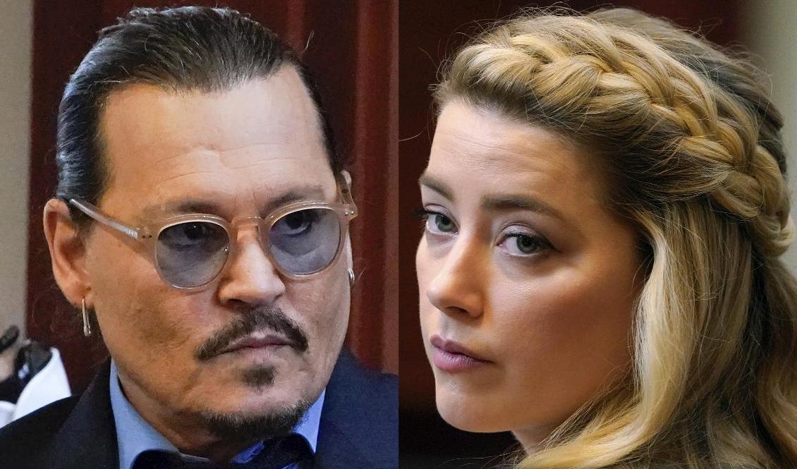 Förtalsmålet mellan exmakarna Johnny Depp och Amber Heard har pågått i Fairfax i Virginia i över en månad. Arkivbild. Foto: Steve Helber/AP/TT
