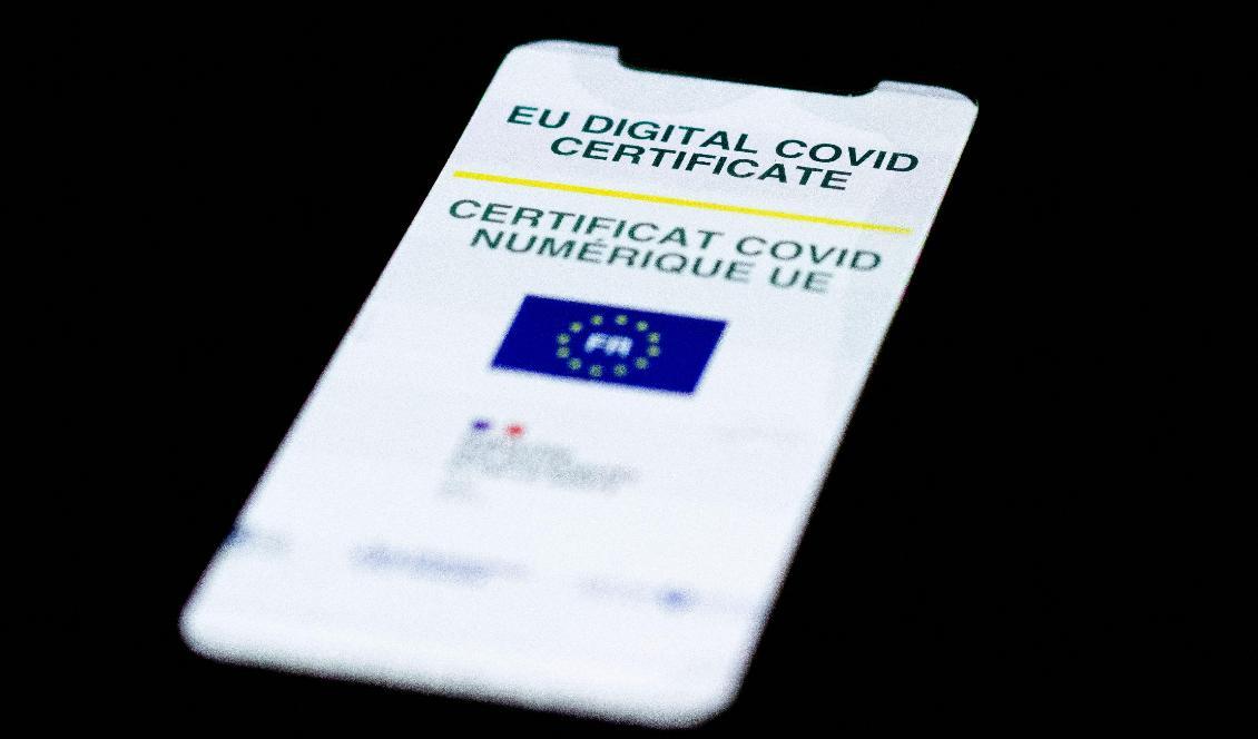 
Europaparlamentet har förlängt covid-19-passen. Foto: Olivier Morin/AFP via Getty Images                                            