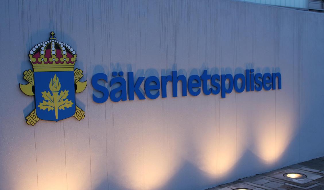 Säkerhetspolisen har frihetsberövat en man som misstänks för terrorism i ett annat europeiskt land. Foto: Säkerhetspolisen