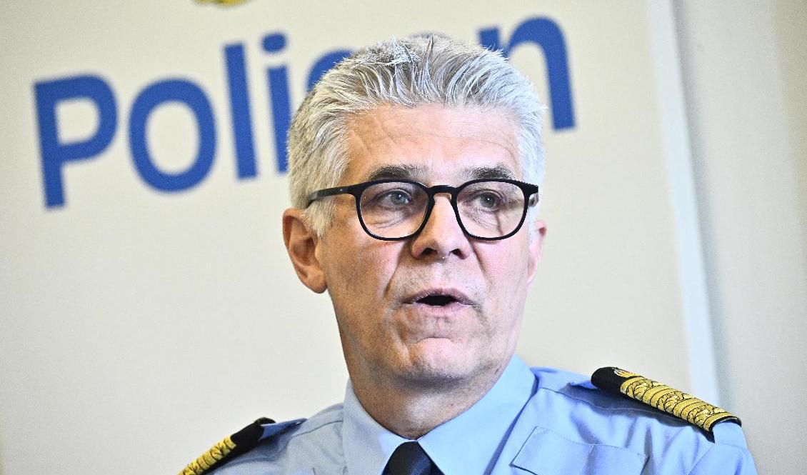 Rikspolischef Anders Thornberg. Arkivbild. Foto: Claudio Bresciani/TT