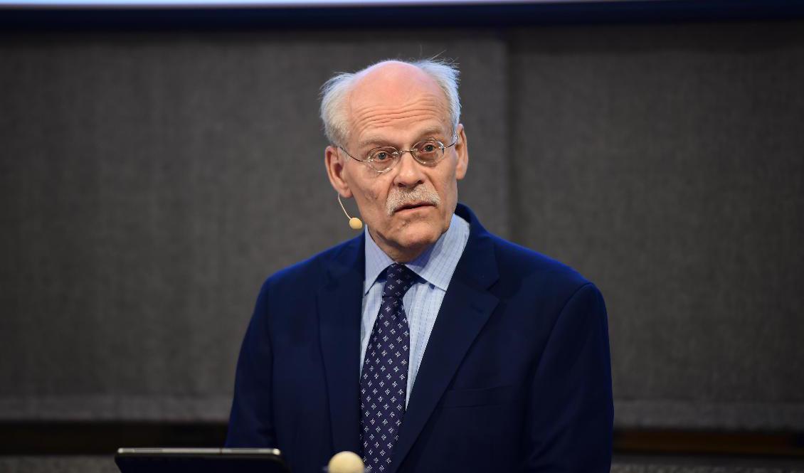Riksbanken, med chefen Stefan Ingves, väntas höja räntan tre gånger i år, spår Nordea. Arkivbild. Foto: Paul Wennerholm/TT