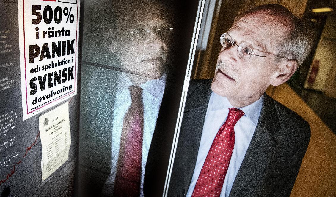 SEB tror att Stefan Ingves och Riksbanken går fram med en dubbelhöjning redan i juni. Arkivbild. Foto: Tomas Oneborg/SvD/TT