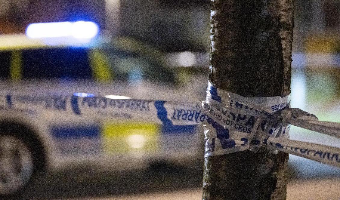 Polisen utreder skottlossningen som försök till mord. Arkivbild. Foto: Johan Nilsson/TT