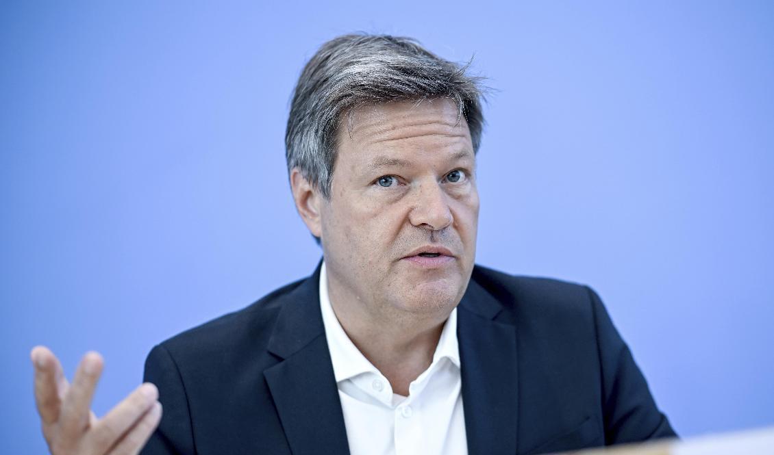 Robert Habeck, tysk vicekansler och näringsminister som även har klimatfrågor på sitt bord. Arkivbild. Foto: Britta Pedersen/DPA/AP/TT