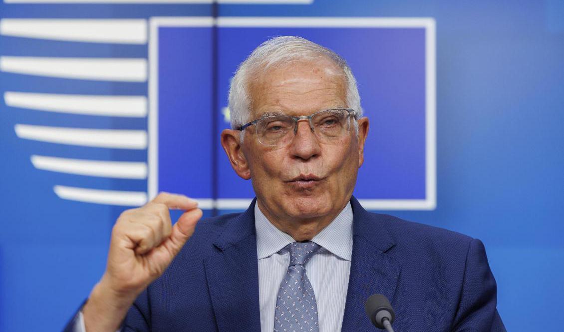 EU:s utrikeschef Josep Borrell ska åka till Iran under fredagen. Arkivbild Foto: Olivier Matthys/AP/TT