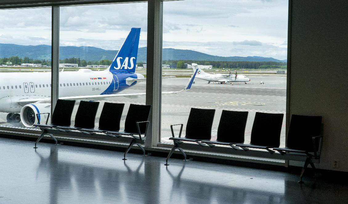 Pilotstrejk hotar hos SAS från och med onsdag. Arkivbild. Foto: Gorm Kallestad/NTB/TT