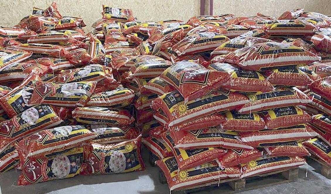 Ukrainsk polis beslagtog i januari 2021 drygt ett ton heroin i Lviv. Markandsvärdet beräknades uppgå till motsvarande 810 miljoner kronor. Arkivbild. Foto: AP/TT/Ukrainas åklagarmyndighet