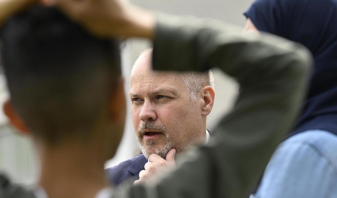 Justitieminister Morgan Johansson (S) vill skärpa reglerna för villkorlig frigivning. Arkivbild. Foto: Johan Nilsson/TT