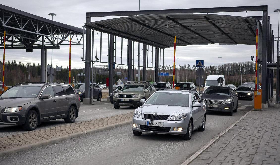 Gränsstationen Nuijamaa, Lappeenranta i Finland. Arkivbild. Foto: Lauri Heino/AP/TT