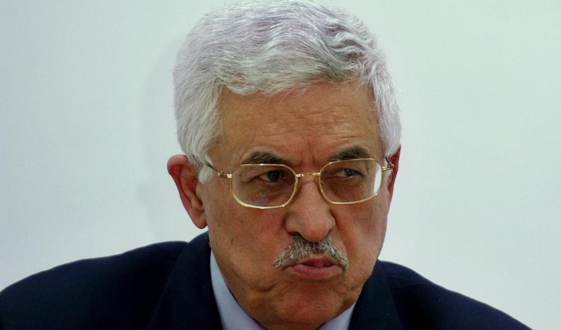 Palestiniernas ledare Mahmud Abbas tog emot Israels försvarsminister Benny Gantz i Ramallah, säte för det palestinska ledarskapet. Arkivbild. Foto: Muhammed Muheisen/AP/TT