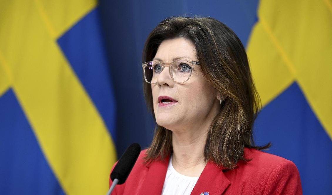 Arbetsmarknadsminister Eva Nordmark (S). Arkivbild. Foto: Jessica Gow/TT